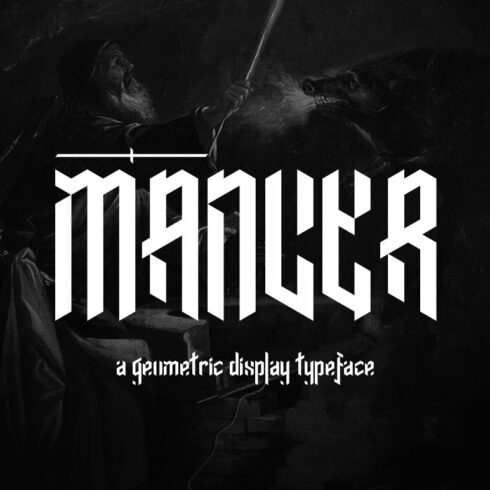 Mancer Typeface cover image.