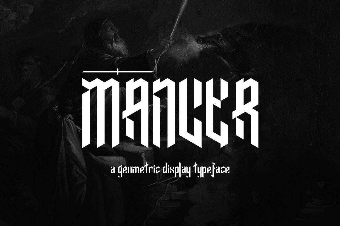 Mancer Typeface cover image.