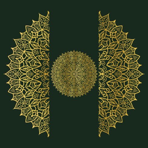 Golden Mandala Templates - 3 (Premium Looking) cover image.