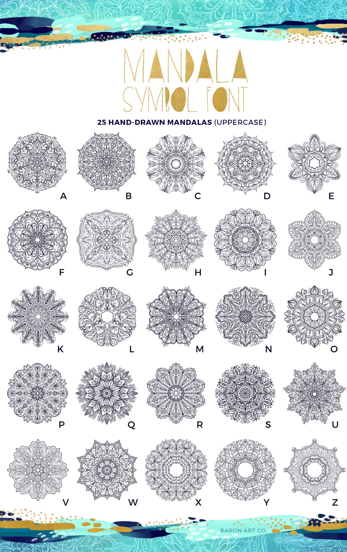 Illustration Mandala Symbols