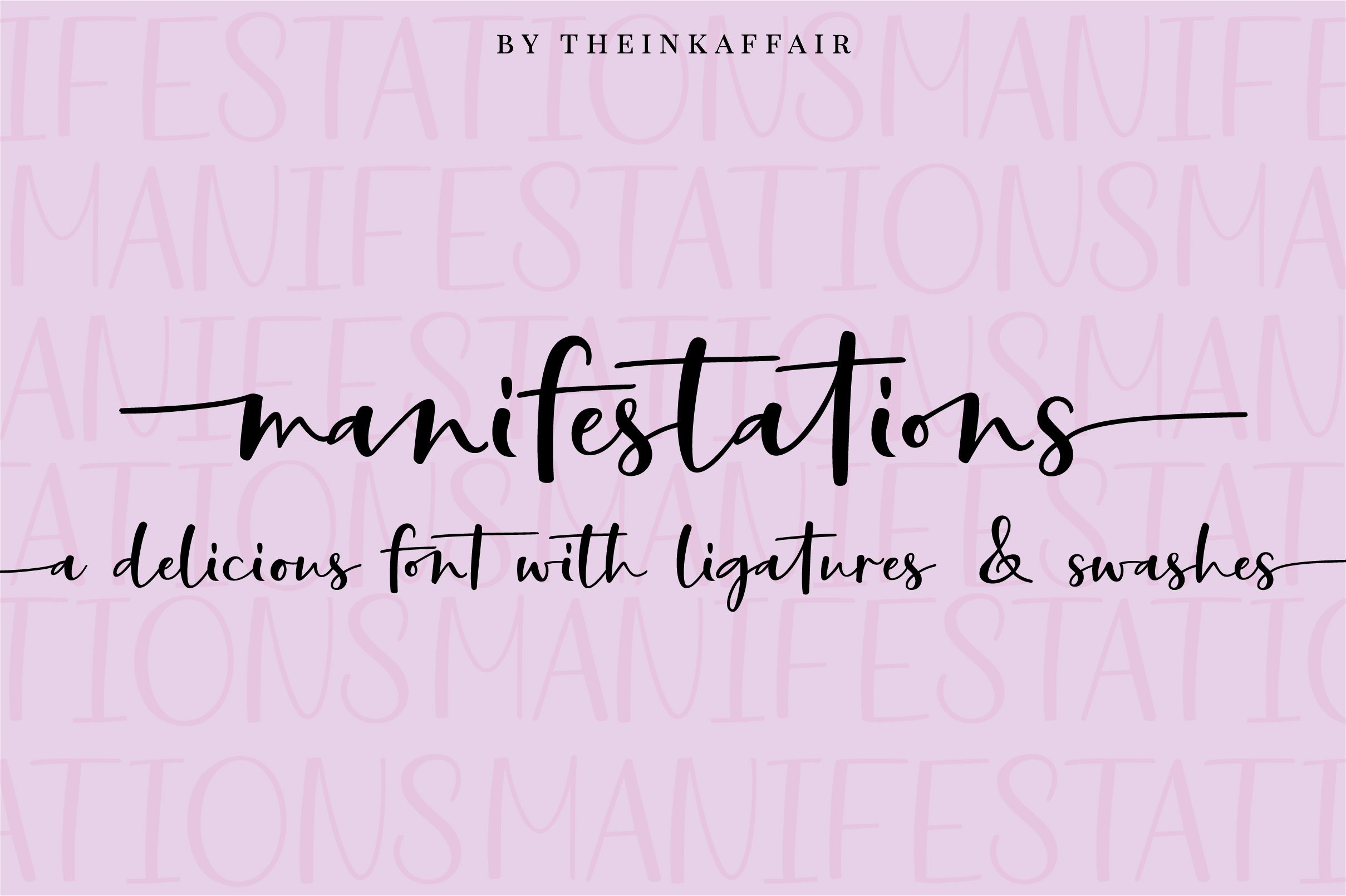 Manifestations Script Font cover image.