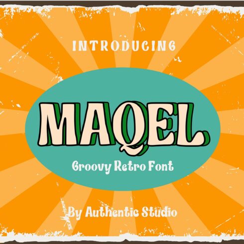 Maqel Groovy Font cover image.