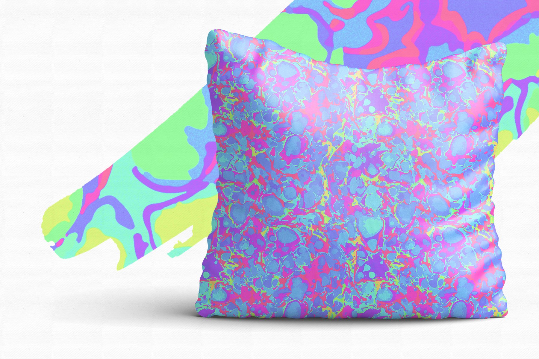 marbled pillow 691