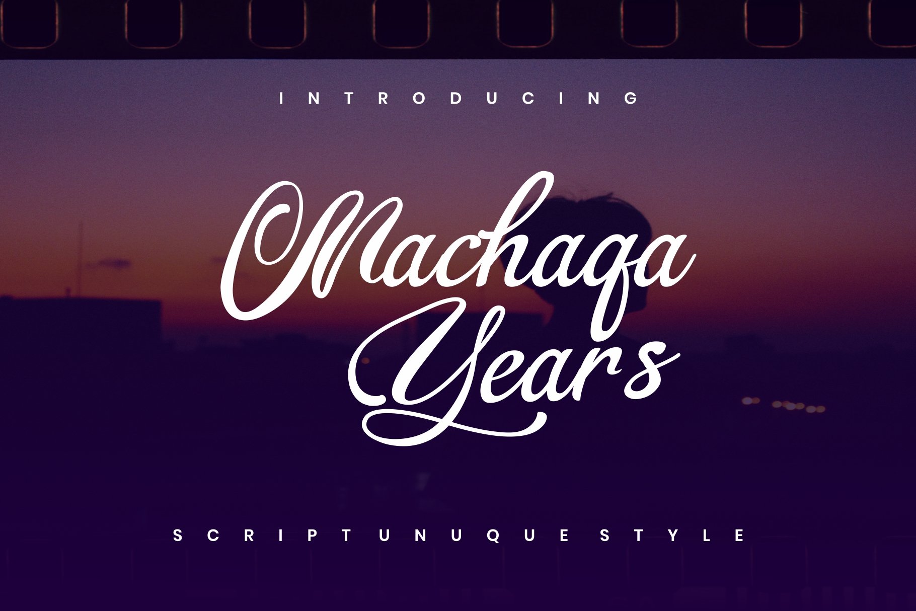 Machaqa Years - Script Fontcover image.