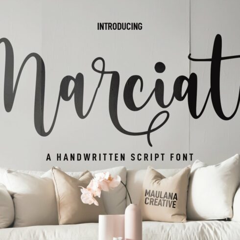 Marciato Script Font cover image.