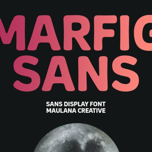 Marfig Sans Display Font cover image.