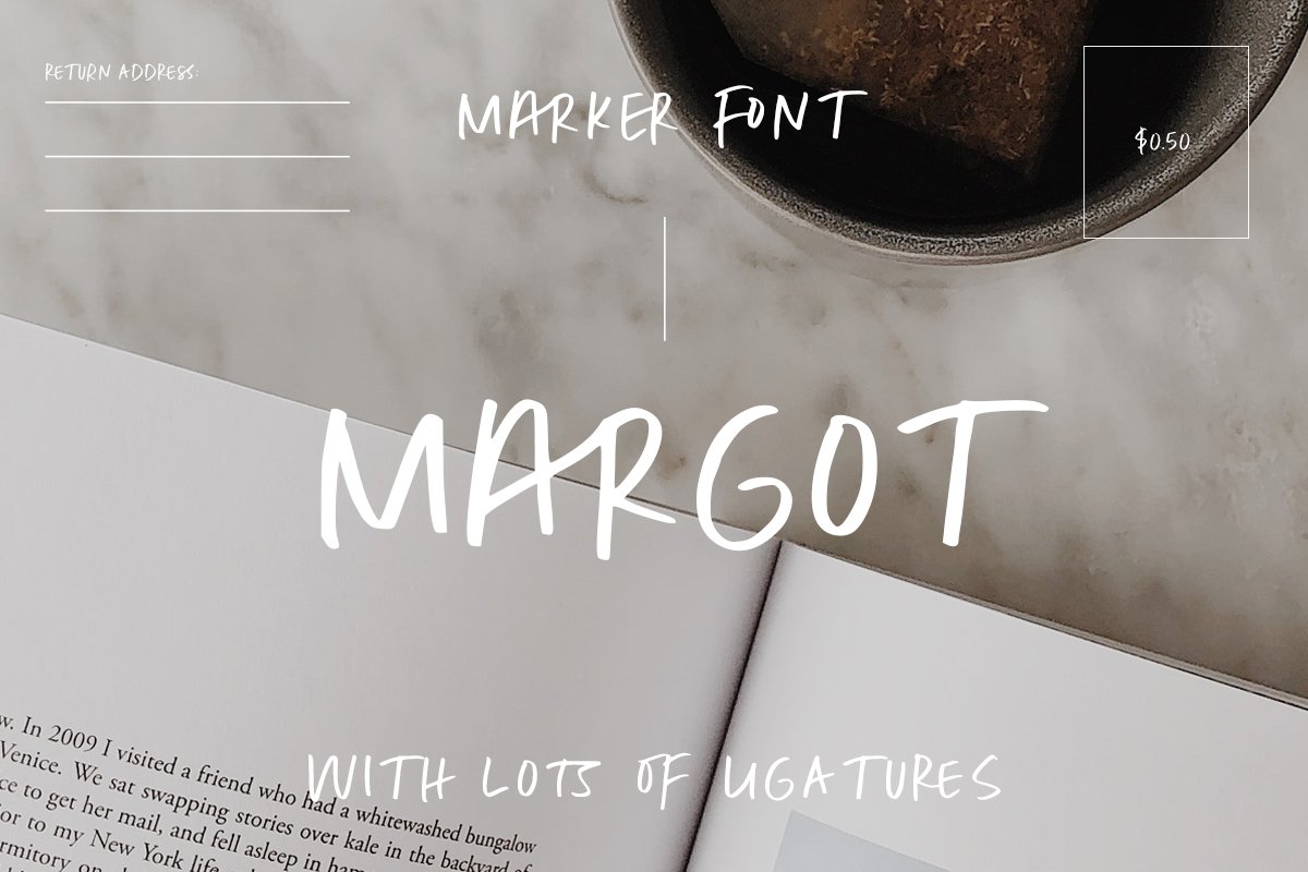 Margot Marker Font cover image.