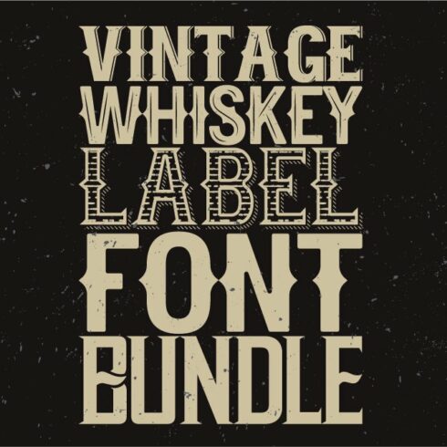 Whiskey fonts BUNDLE! cover image.