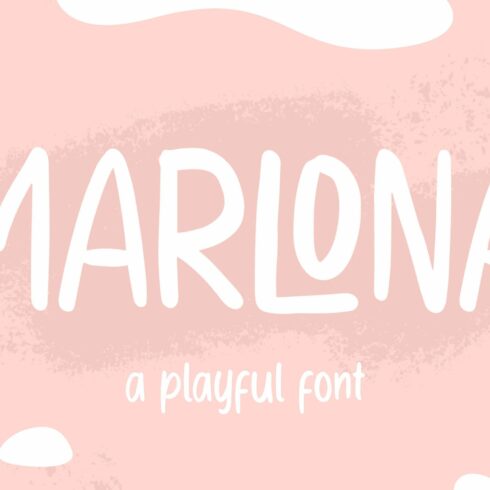 MARLONA - Playful Handwritten Font cover image.