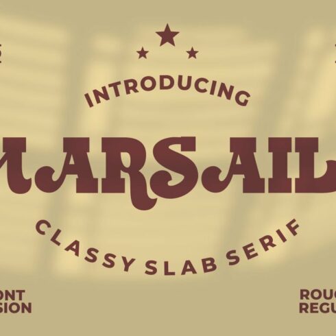 Marsaili - Retro Slab Serif Fontcover image.