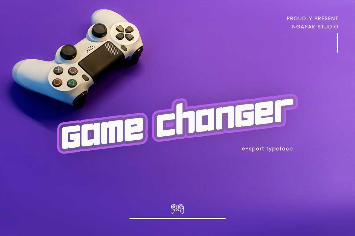 Game Changer | E-Sport Typeface cover image.