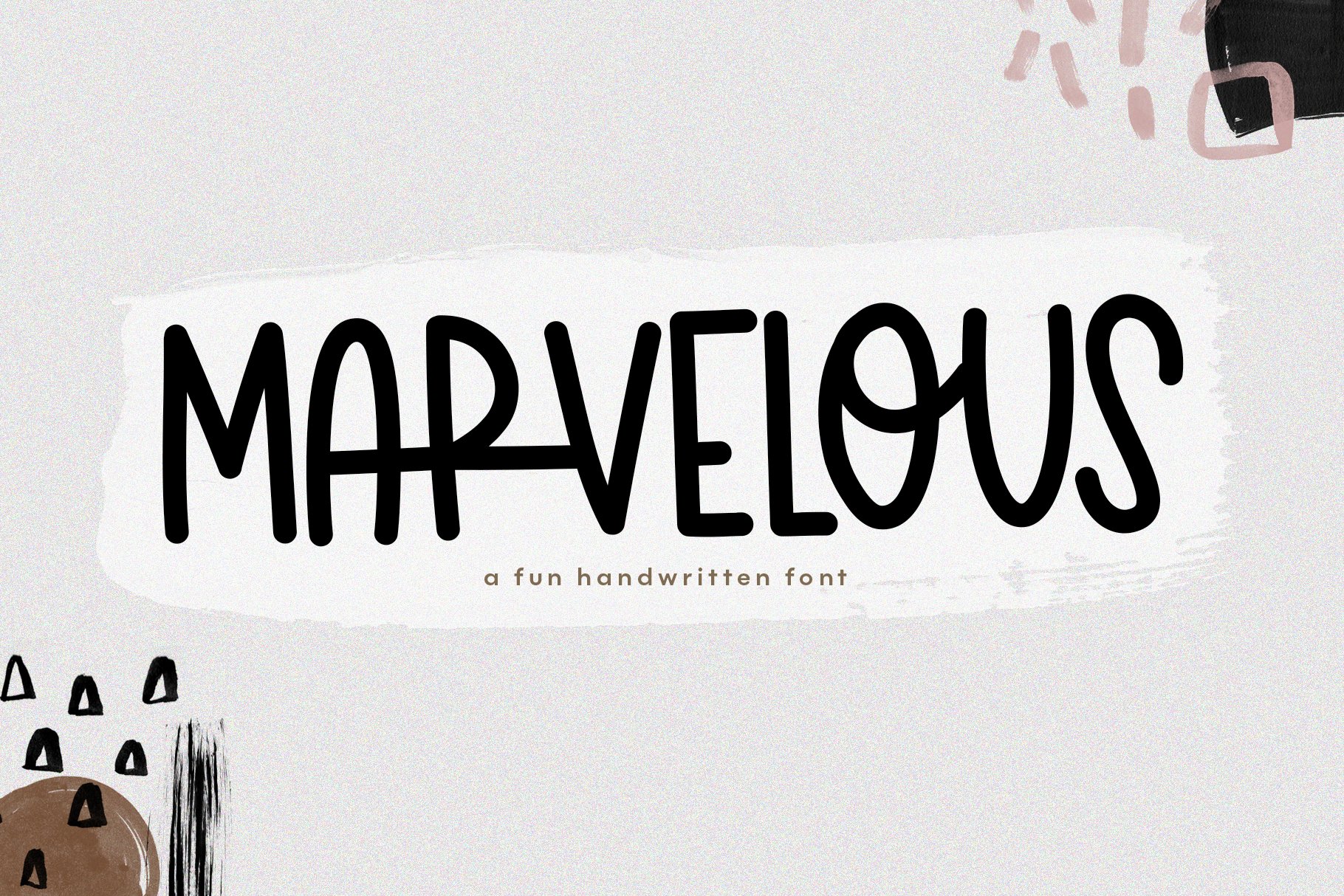 Marvelous - A Handwritten Font cover image.