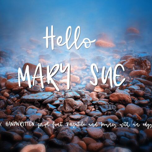 Hello Mary Sue - Handwritten Font cover image.