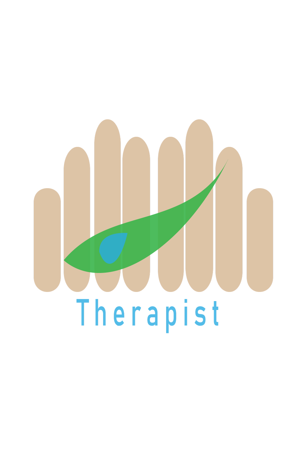 Therapist - TShirt Print Design pinterest preview image.