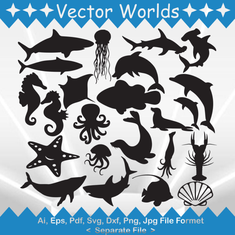 Fish SVG Files Bundle – MasterBundles