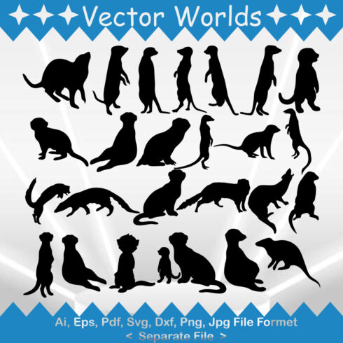 Meerkat SVG Vector Design cover image.