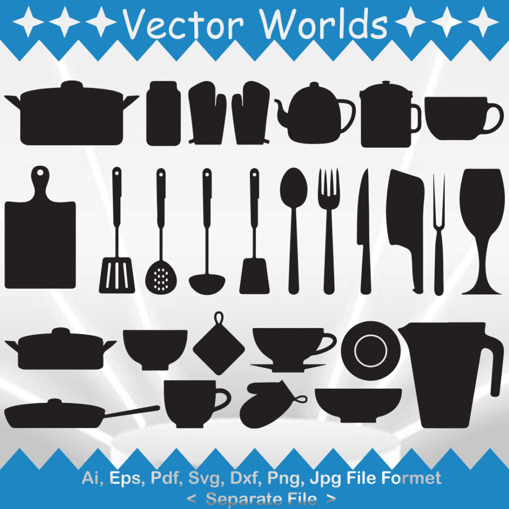 Kitchen Utensil SVG Vector Design MasterBundles