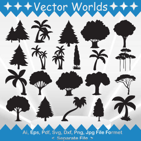 Plant Tree SVG Vector Design cover image.