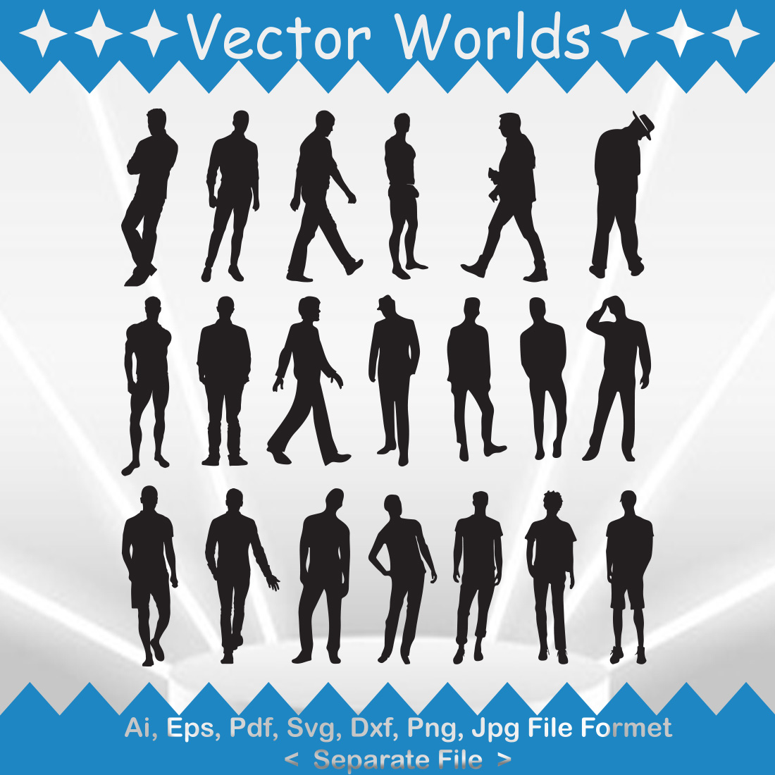 Model Boys SVG Vector Design cover image.