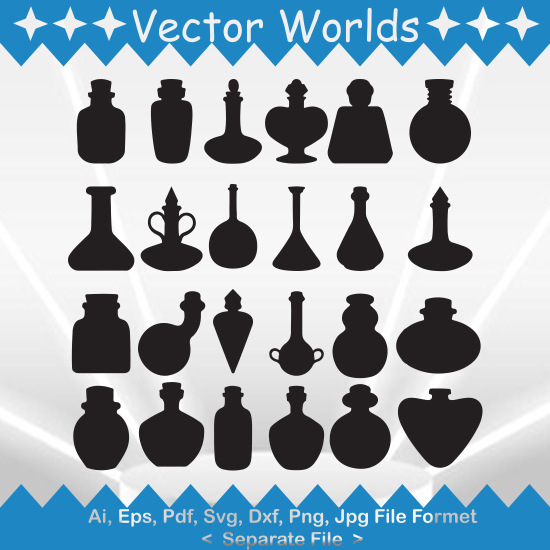 Magic Potion SVG Vector Design preview image.