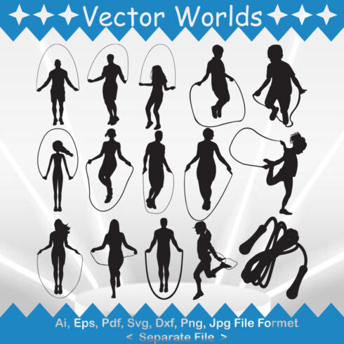 Jumping Rope SVG Vector Design - MasterBundles