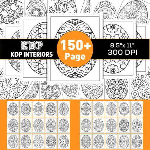 150+ Happy Easter Day KDP Interiors cover image.