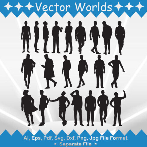 Man SVG Vector Design cover image.