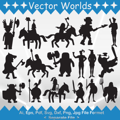 Medieval Fantasy Rpg SVG Vector Design cover image.