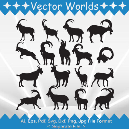 Ibex SVG Vector Design cover image.
