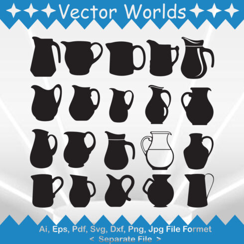 Jug SVG Vector Design cover image.