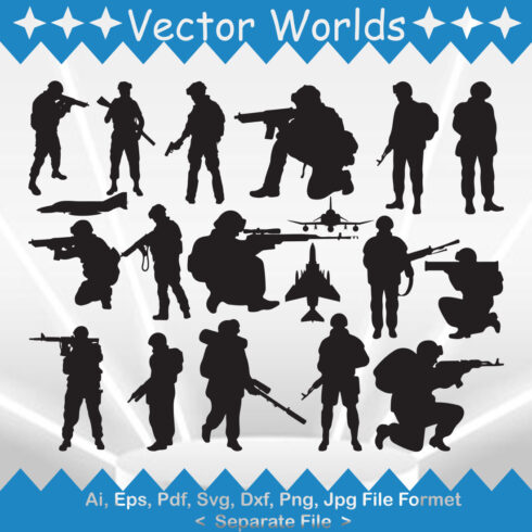 Isolated War SVG Vector Design cover image.