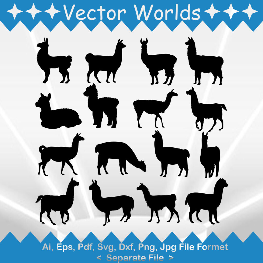 Llama SVG Vector Design - MasterBundles