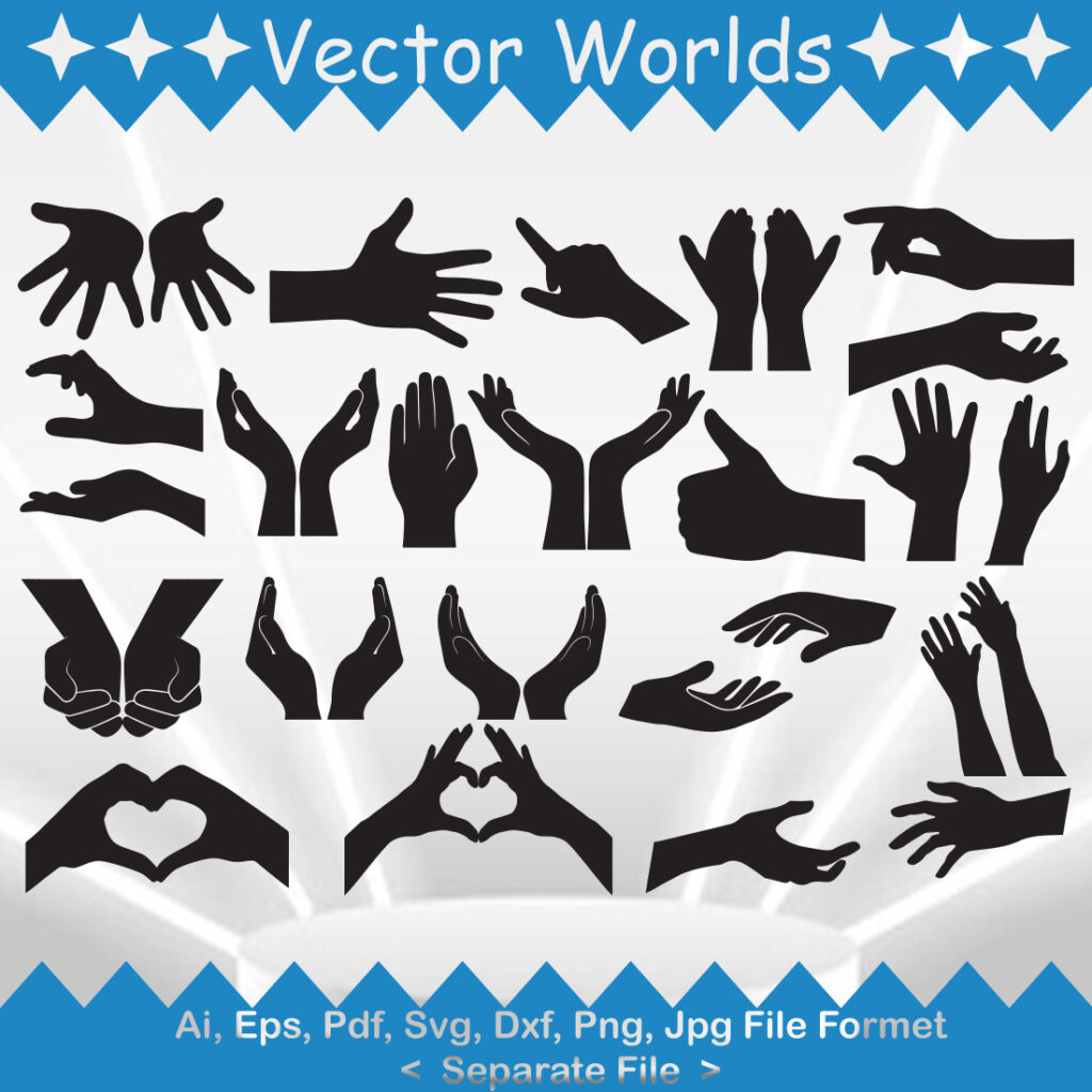 Hands SVG Vector Design - MasterBundles