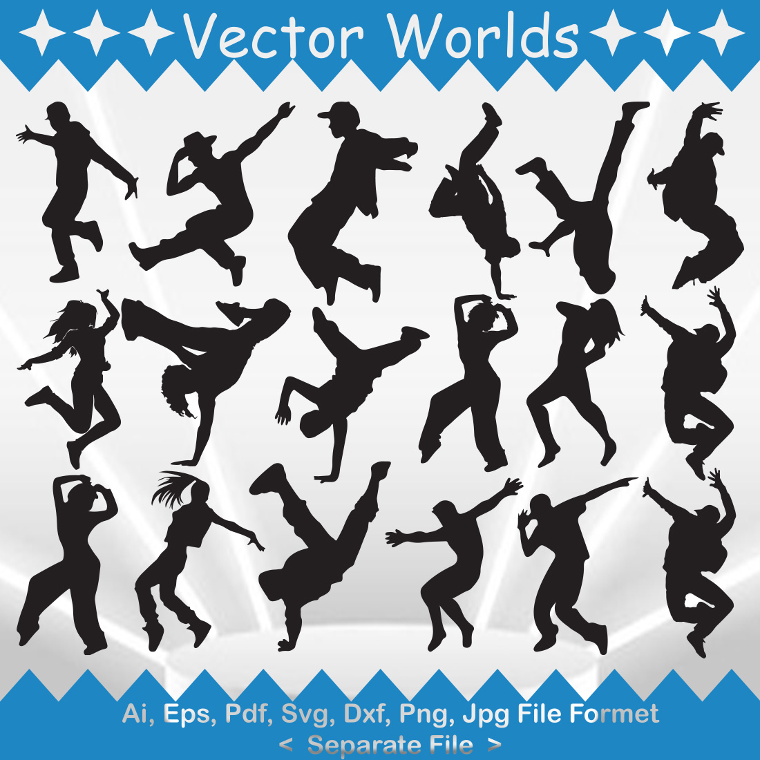Hip Hop SVG Vector Design preview image.