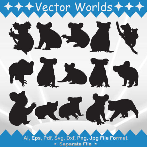 Koala SVG Vector Design cover image.