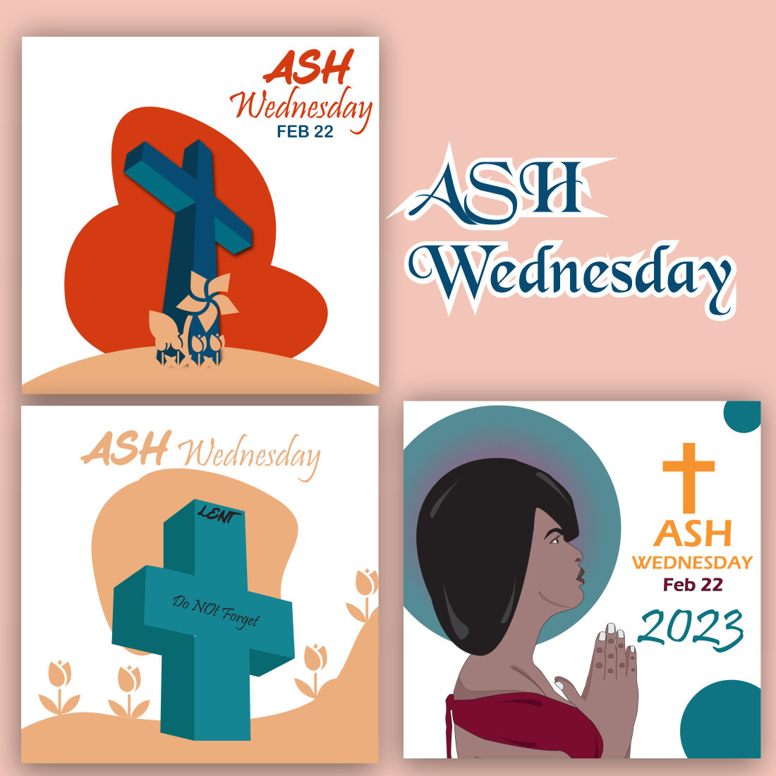 Ash Wednesday Collection Template cover image.