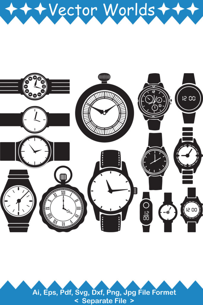 Watch Rotor Svg Hand Watch SVG Vector Design - MasterBundles