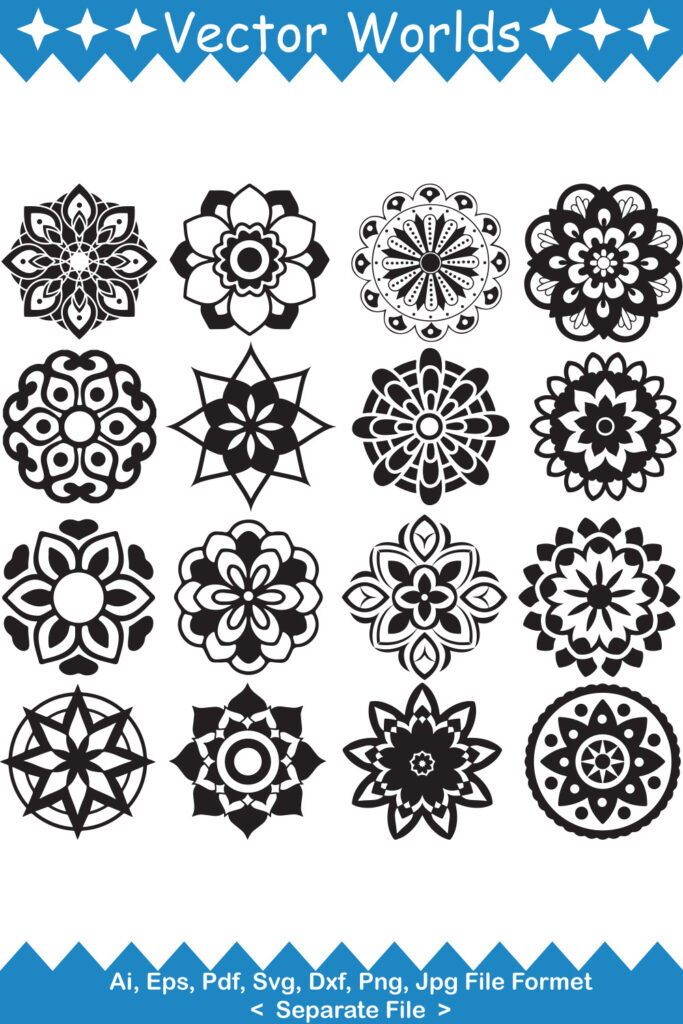 Mandala SVG Vector Design - MasterBundles