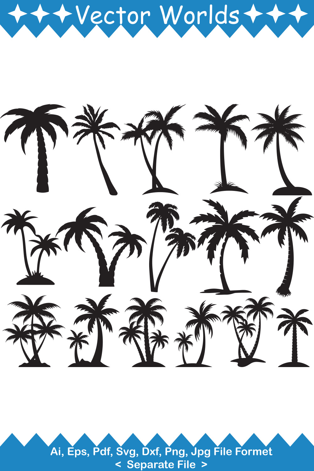 Palm Tree SVG Vector Design - MasterBundles