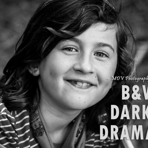 B & W Dark & Dramatic - LR presetscover image.