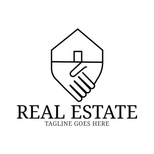 Real Estate logo cover image.