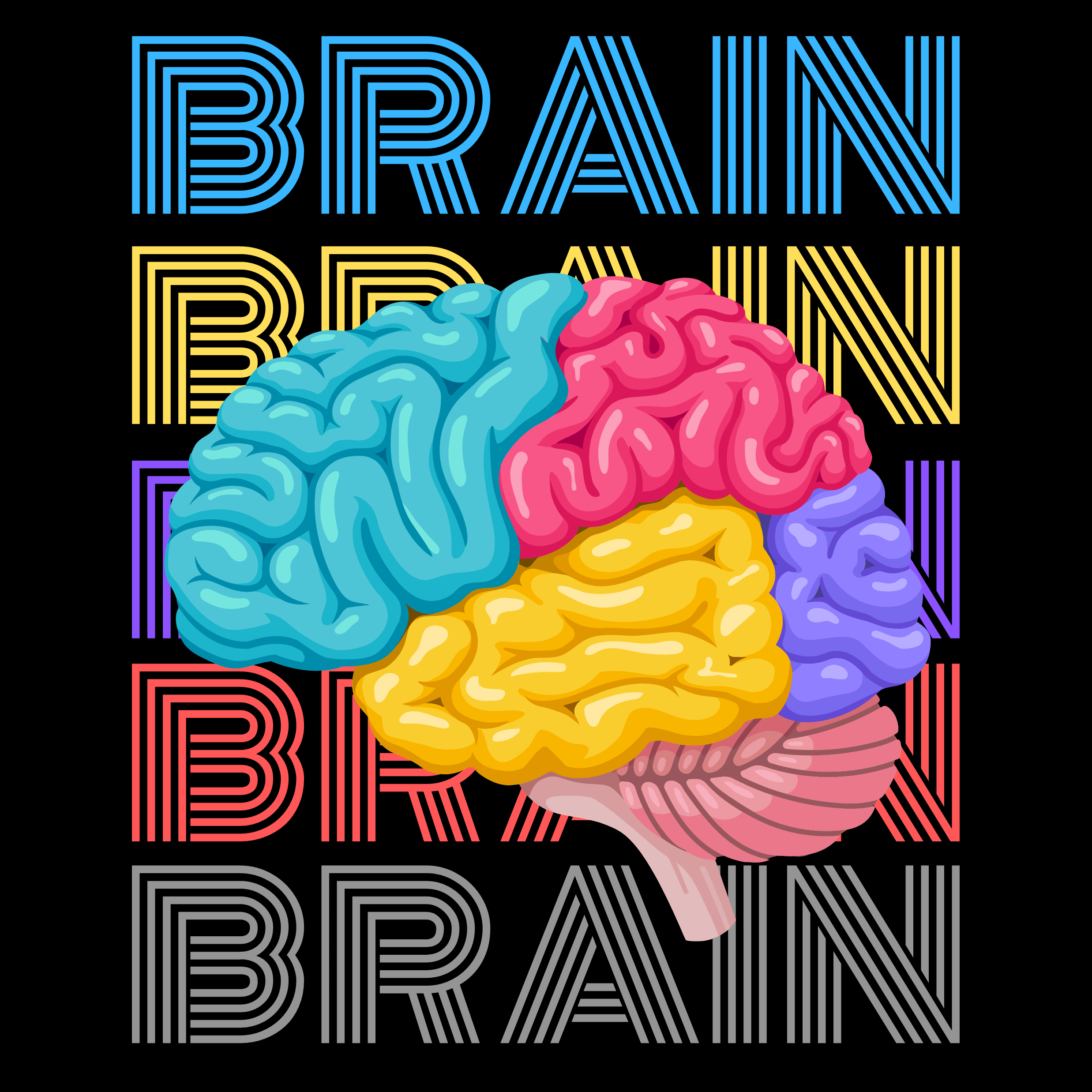 I\\\'m happy to help you come up with a colorful brain T-shirt design for men! Here\\\'s a possible design: cover image.