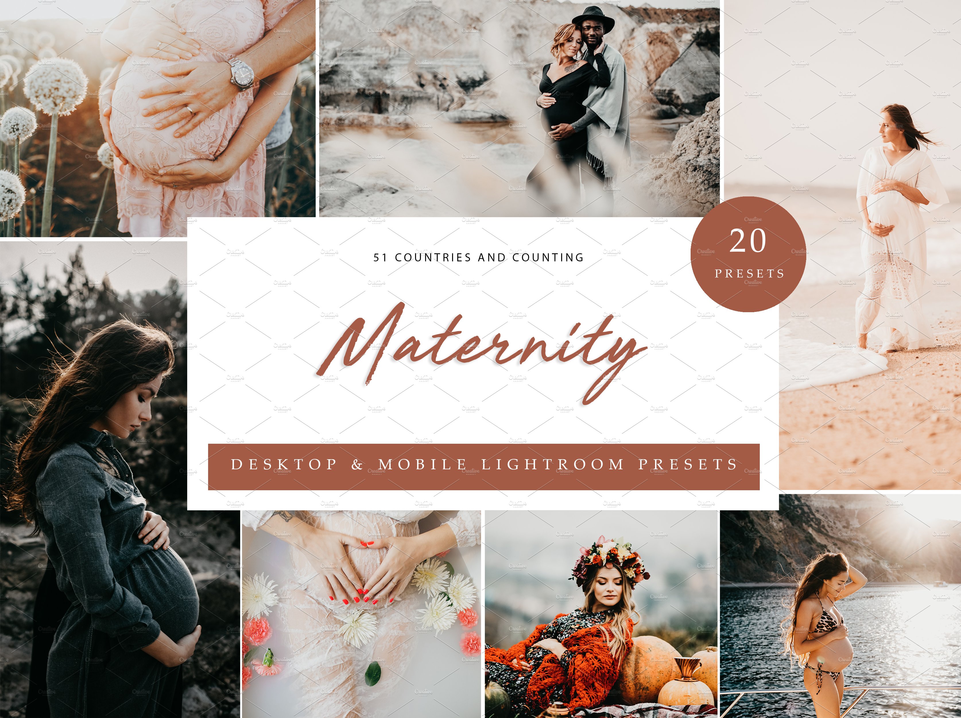 20 x Lightroom Presets, Maternitycover image.