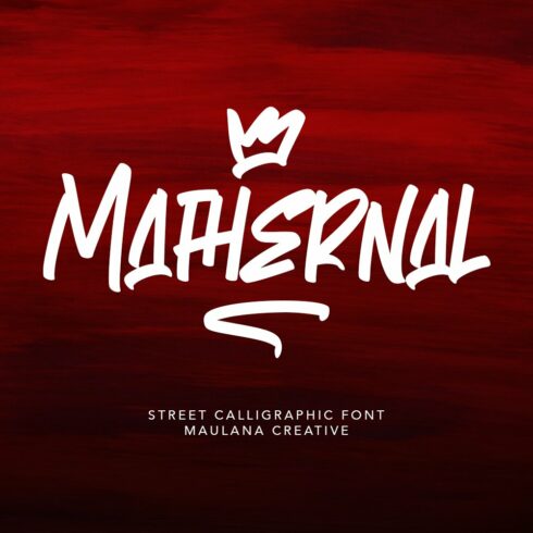 Mathernal Street Calligraphic Font cover image.