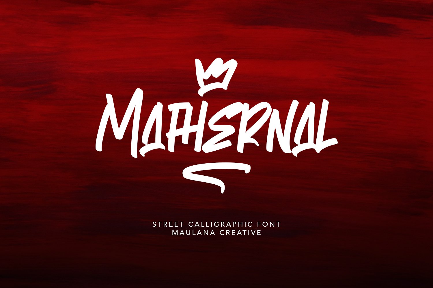 Mathernal Street Calligraphic Font cover image.