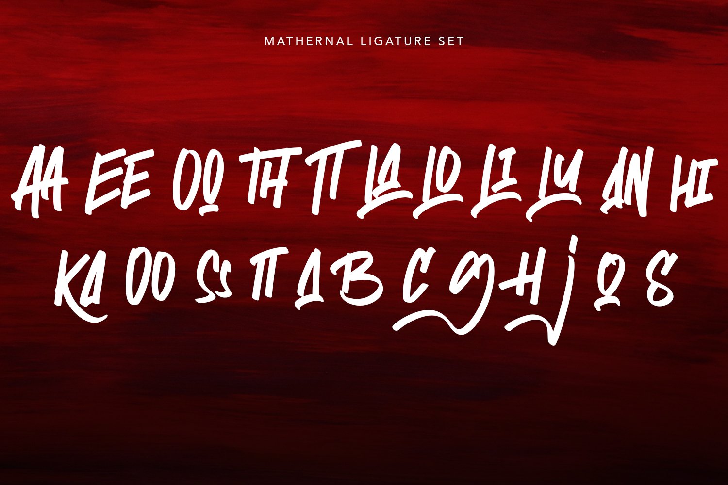 mathernal street calligraphic font 6 868