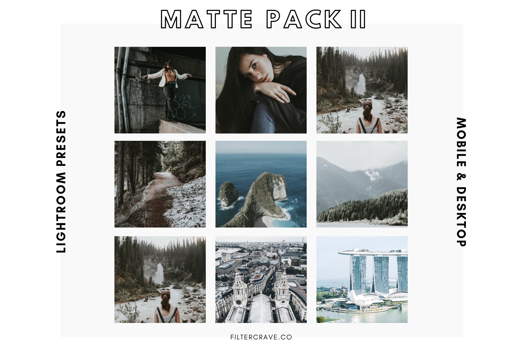 30+ Matte Lightroom Presets Vol. IIpreview image.
