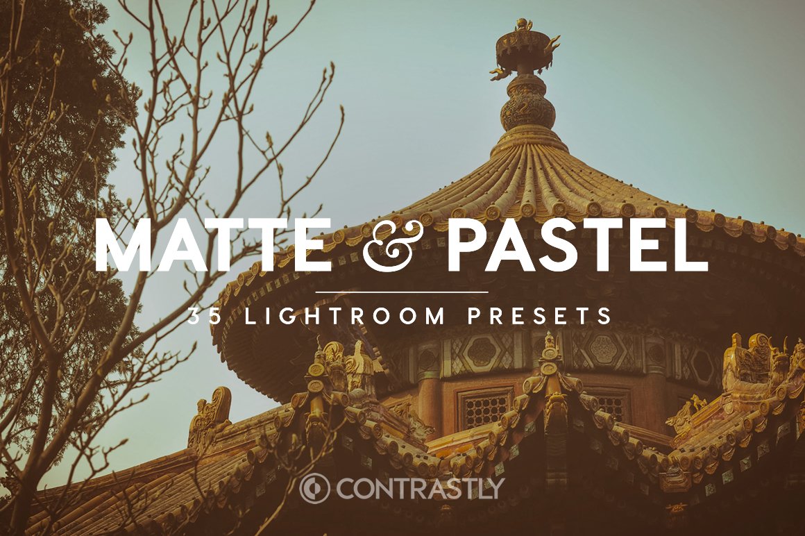 Matte & Pastel Lightroom Presetscover image.