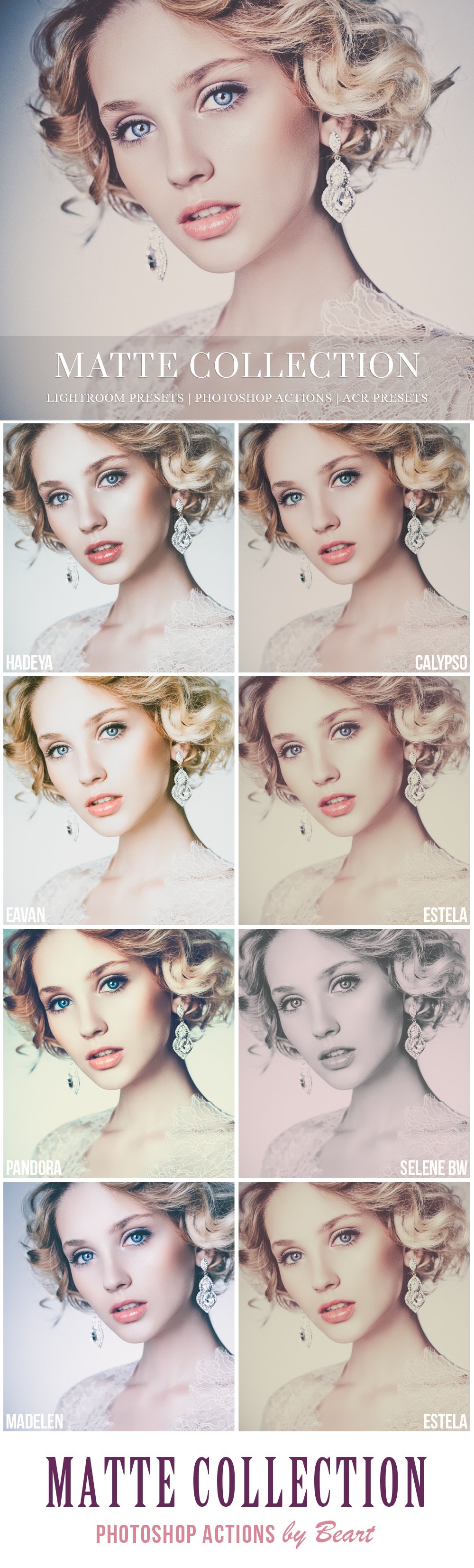 matte photoshop actions by beart presets 100