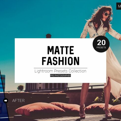 Matte Fashion Lightroom Presetscover image.